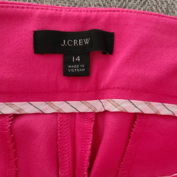 BNWOT! J.Crew Remi Stretch Dress Pant in Soft Fuchsia, Size 14 - Picture 4 of 5